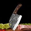 Kitchen Knives, Household Knives, Kitchen Forging and Cutting Dual-use, Round Headed Sharp Bone Cutting Knives, Commercial Fish Killing Knives