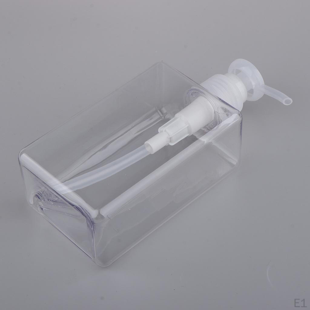 280 ml Empty Soap Bottle with Refillable Dispensing Containers for Storing Conditioner, Body Hair