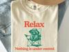 Chill Raccoon Vintage Shirt - Relax Nothing Is Under Control Trash Panda Tee, Summer Racoon Tee, Raccoon Chilling Vibes