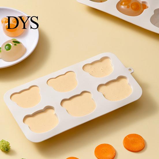 Professional Bakery Supplies Baby Popsicle Mold, Bear/Rabbit Shape Easy Release Soft Silicone Mold for Baking Flexible Food Maker, Desserts