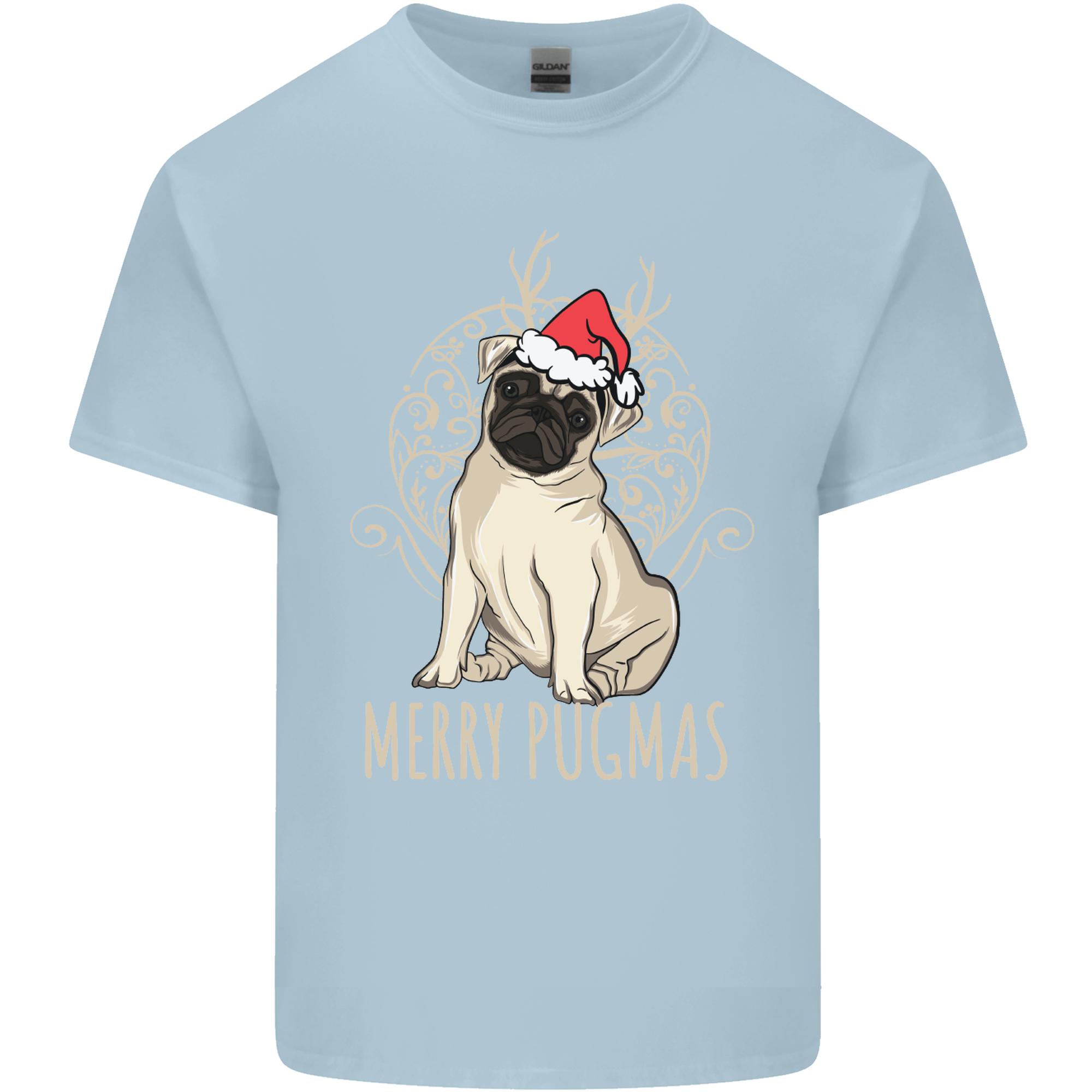 Merry Pugmas Funny Christmas Pug Unisexs Light Cotton TShirt S