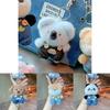Cozy Jinnew Denim Plush Animal Keychain Collection With Cute And Stylish Cartoon Characters
