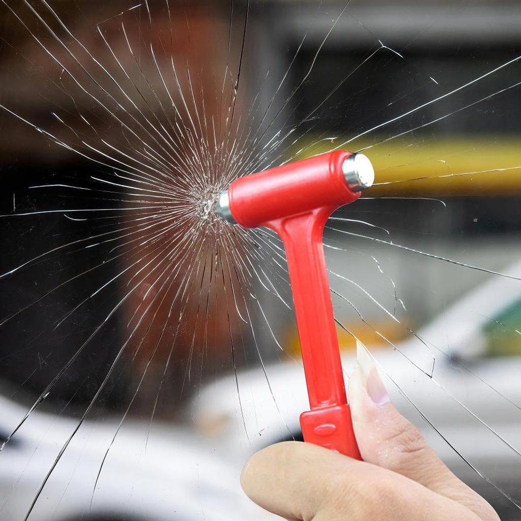 Car Escape Emergency Hammer - Car Safety Hammer, Seat Belt Cutter, Window Breaking Hammer,