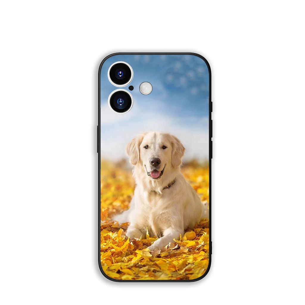 Phone Cover Cute Animal Golden Retriever Dog for Apple iPhone 17 16 11 Pro XS Max XR 6 7 8 Plus + 16E SE 2020 Air 5 8+ Case