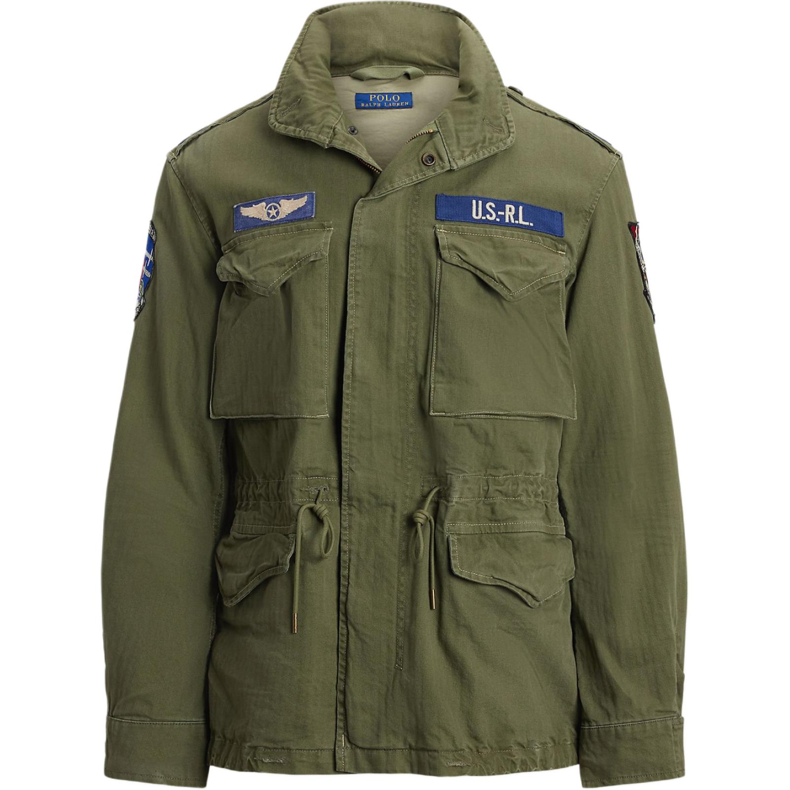 

Polo Ralph Lauren Однотонная приталенная куртка с воротником-стойкой и молнией, с длинными рукавами, мужская, куртки, Зеленая, 710961616-001 M