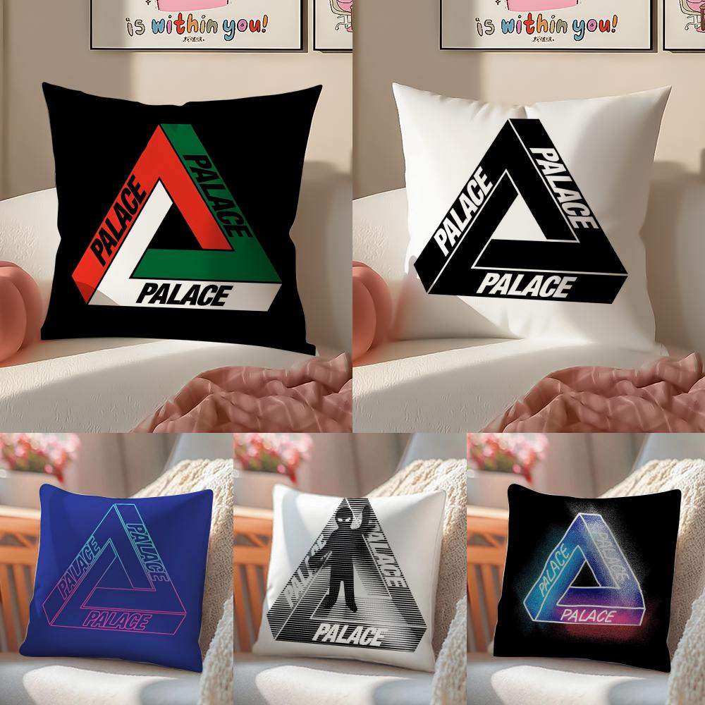 Fashion Brand PPalace Cushion Cover Pillowcase Short Plush Invisible zipper Room Sofa Cushion Cover