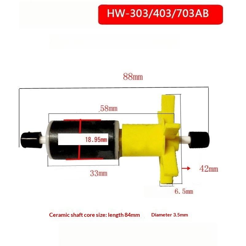 1 Stück Verschleißfester Aquariumfilter DIY Zubehör Hw302/303B/304A/304B/402B 404B Universeller Filterbehälter Rotorwelle