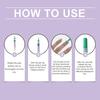 Fine Tips 3D Nail Art Pens, 12 Colors 0.5MM Nail Polish Pens Nail Point Graffiti Dotting Pen Drawing Painting Liner Brush for Home Salon