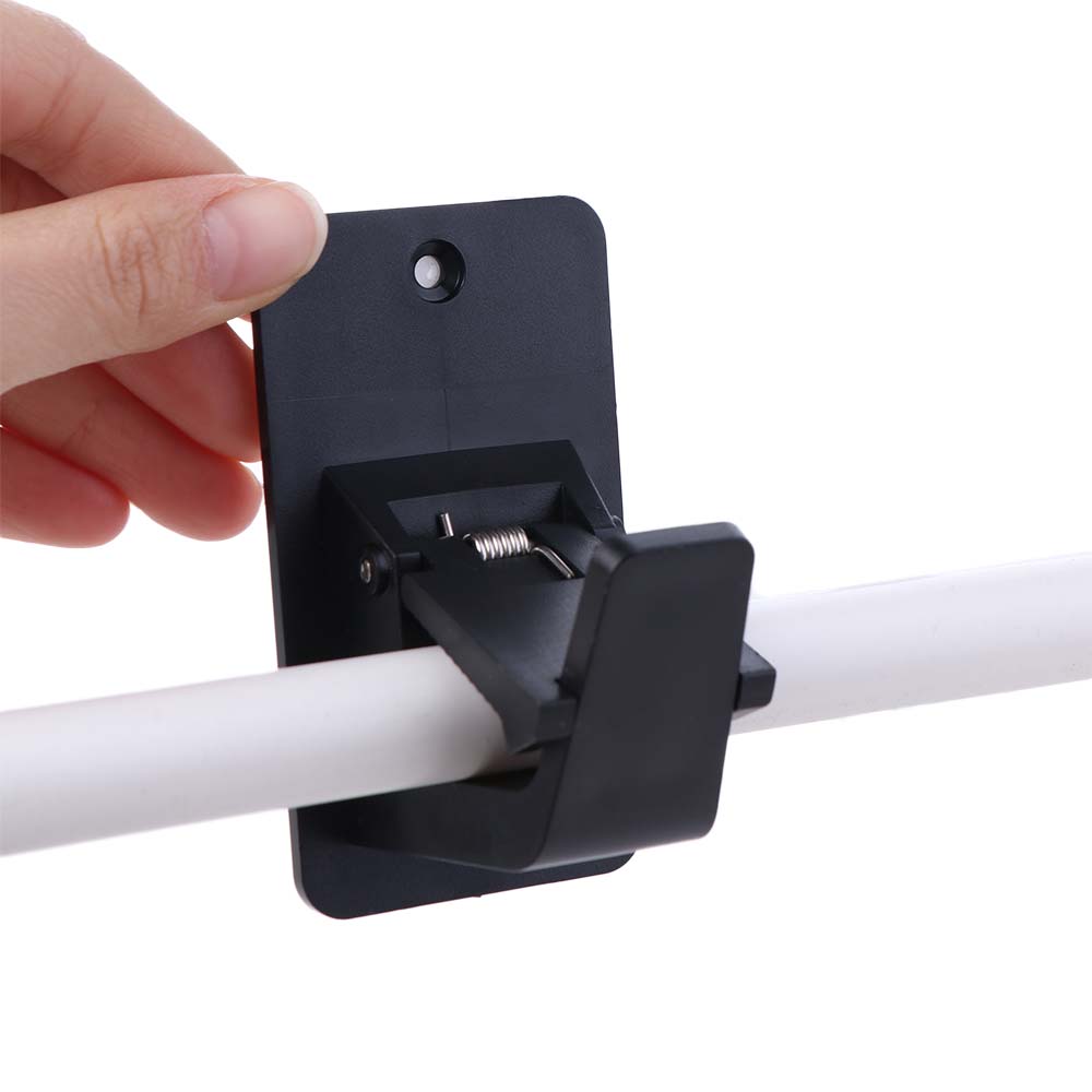 2Pcs Adjustable Curtain Rod Holders Wall-mounted Curtain Rod Support Wall Rod Bracket  Home Use