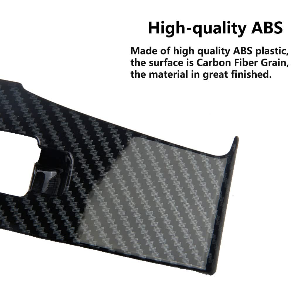 Carbon Fiber Interior Door Window Switch Panel Cover Trim Decoration Accessories For Tesla Model 3 2017-/Model Y -