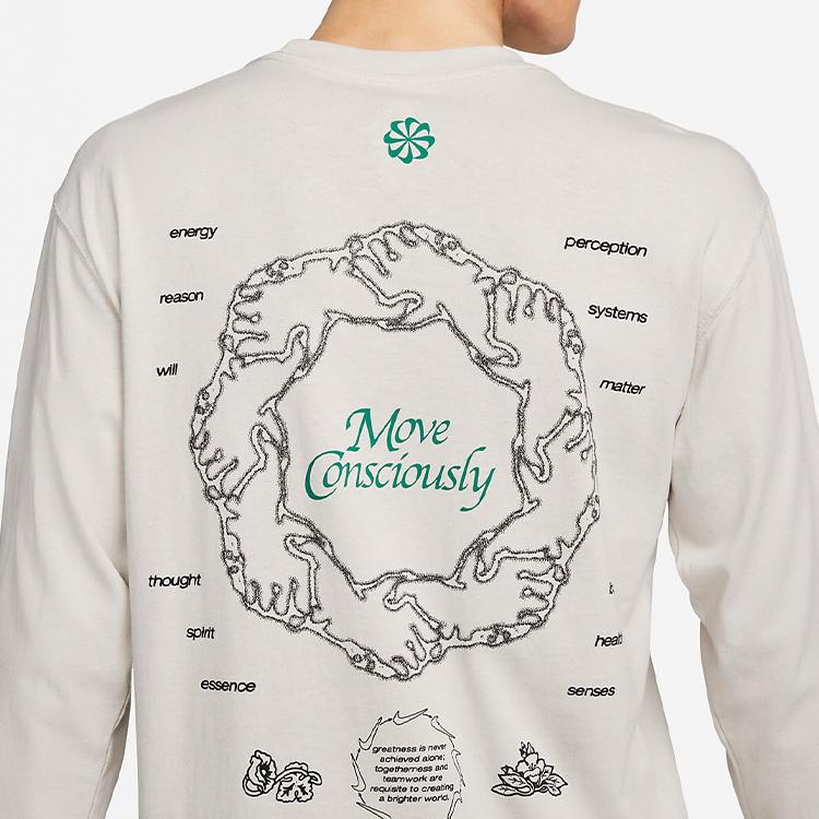 New Nike T Shirts Men Light Bone DN5141-072