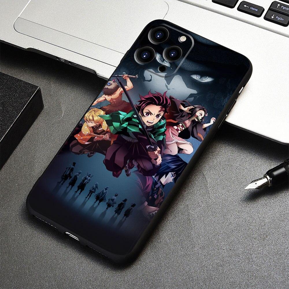 Offizieller Fall für iPhone 14 X 12 7 XS 13 Pro Max 8 Plus XR 11 5 6S SE2022 SE2 6 Mini SE Dämon Slayer Kimetsu No Yaiba