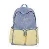 College style color matching backpack women's new schoolbag junior high school girls college students travel light backpack