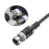 Oscilloscope Probe Connector Set A Pair of Reliable BNC To Double Clip Cables (Each At a Total Length of 120 Cm)