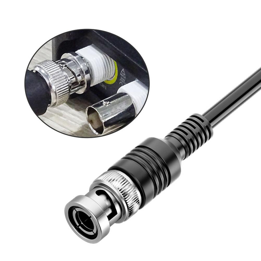 Oscilloscope Probe Connector Set A Pair of Reliable BNC To Double Clip Cables (Each At a Total Length of 120 Cm)