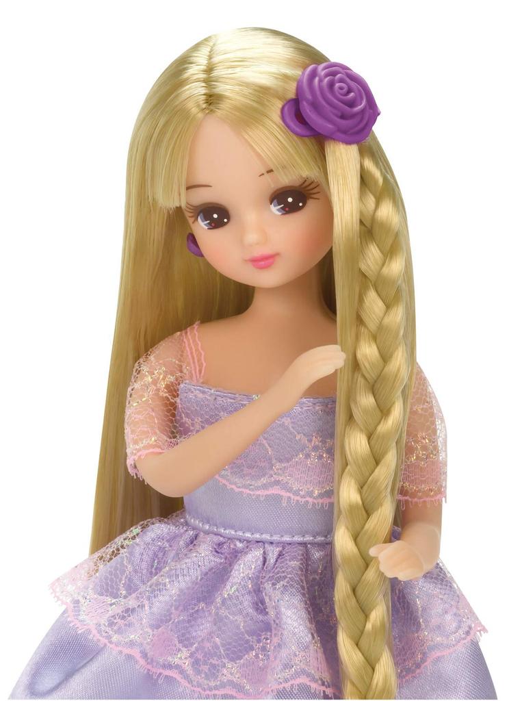 TAKARA TOMY Boneca Cabelo Longo Conjunto Elegante Brinquedo de Brincar Idades Licca-chan LD-12 Vestir-se 3+