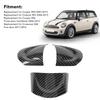 3Pcs/Set Car Steering Wheel Trim Carbon Fiber Look Interior Cover Sticker for Mini Cooper R54 R56 Clubman R55 Crossover R60