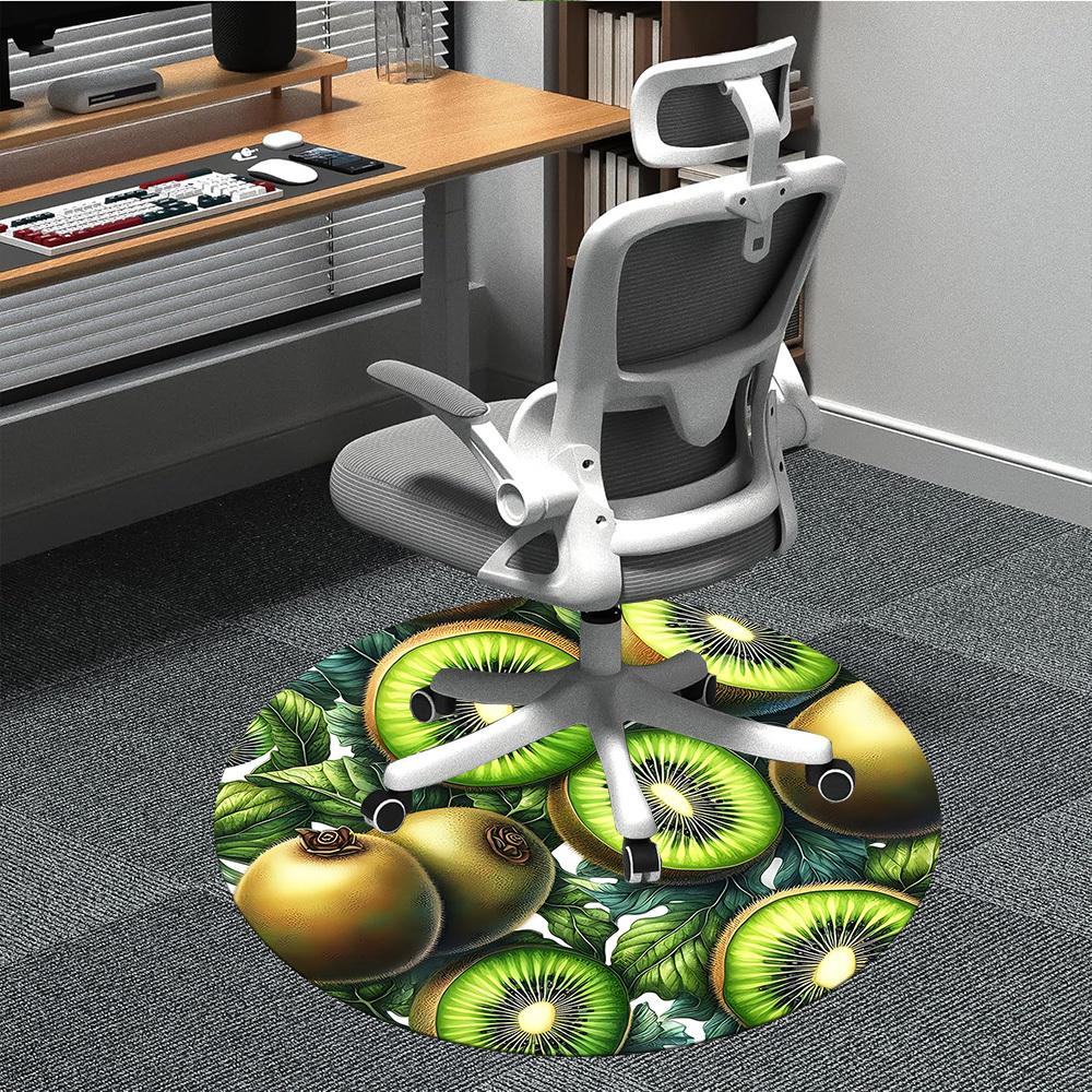 

1pc Kiwi Fruits Chair Carpet for Office, Perfect for Office, Holiday Party Decoration Choice yy260314020 80cm by 80cm