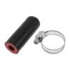 X AUTOHAUX Silicone End Cap Cooling Water Black Length 40mm