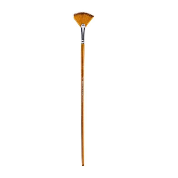 Long Handle Artist Paintbrush for Large Canvas Painting Wooden Grip Professional Nylon Bristles Multi Head Avaliable