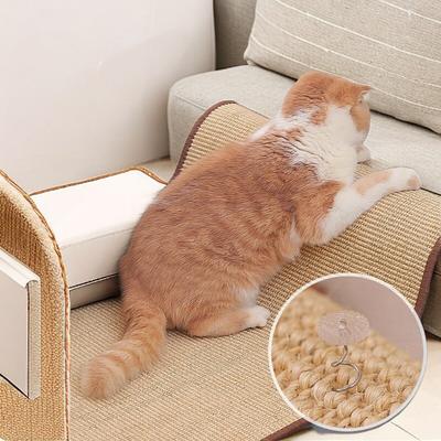 Cat Scratch Sisal Mat Protect Sofa Furniture Cat Mat Cat Scratch Resistant Wear Resistant Pet Supplies Cat Scratch Board