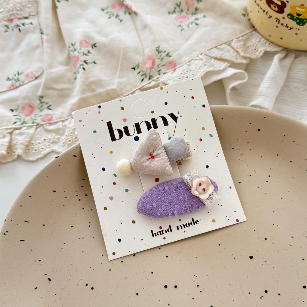 

2 шт./набор Детские заколки для волос, шпильки, милые заколки-автоматы, BB-заколки, зажимы для волос для детей, головные уборы, заколка для волос, аксессуары для волос, головной убор фиолетовый