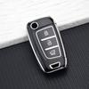 3 Buttons Tpu Car Key Case Cover For Hyundai Tucson For Hyundai I30 Accent Tucson Ix35 Solaris Elantra Kona Celesta Sonata Rings
