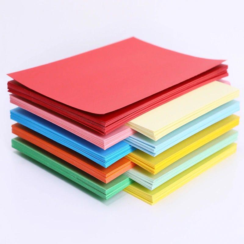 Colorful A4 Cardstock Craft Paper for Kids - Thick and Durable for DIY Projects and Student Drawings