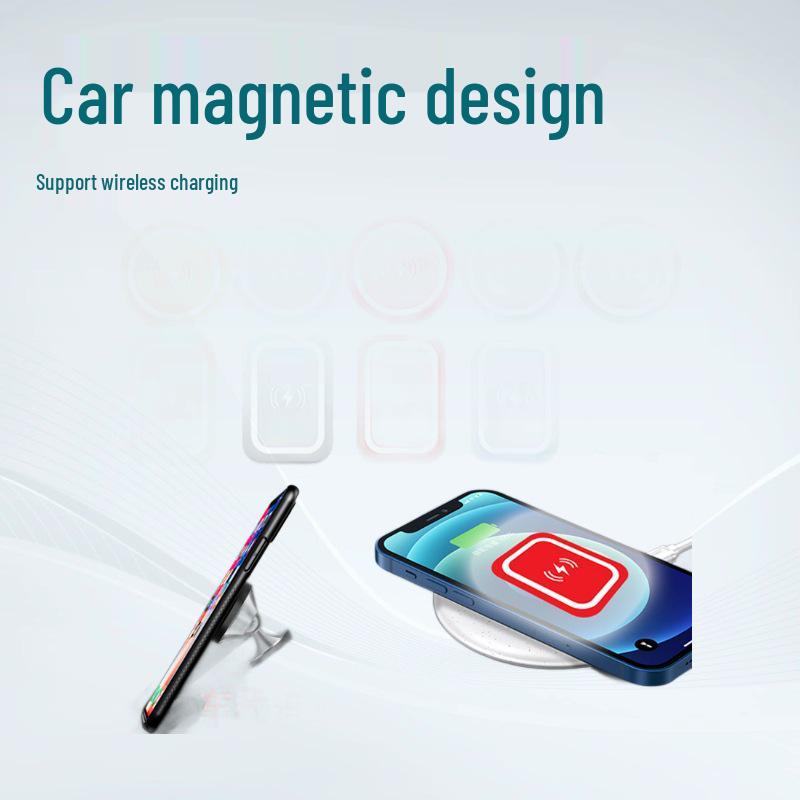 Magnetic Wireless Charging Car Phone Holder Sticker - Universal Iron Sheet