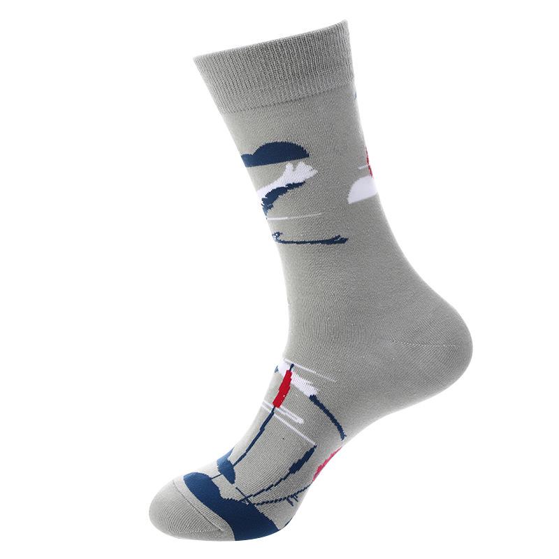 Cartoon Fruit Animal Cake Flower Mixed Colors, Pure Cotton, INS Fashion Brand, Net Red, Casual Fashion Socks for Men and Women