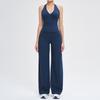JYL Quick Dry Brushed Yoga Set Hollow Back High Waist Outfit