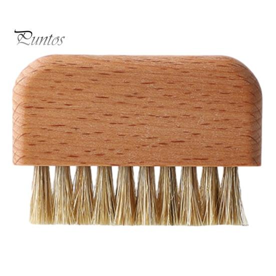 Bristle Nail Brush Solid Wood Gentle Cleaning Tool Removes Stains Convenient Nail Cleaning Brush for Hands Nails