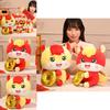 Traditionelles Pferdepuscheltier mit PP-Baumwollfüllung für ein Geschenk zum Chinesischen Neujahr und zum Sammeln