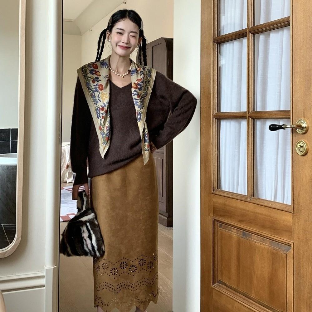 Multi-functional Floral Triangle Scarf Matching Pants Decorative Headscarf New Waist Belt  Summer