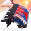 Toy Mini Accordion for and Beginners At Home with Strap Accordion, 17-Key, 8-Bass Accordion, Piano, Music, Playing, Practice, Easy-to-Use (Black)