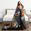 Project Metabee Medabots Blanket Fleece Printed Multi-function Warm Throw Blanket for Home Car Bedspreads