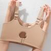 Shaping Bra Women's Lift Top Support Bra Women's Gathering Bra Anti-sagging Secondary Breasts Front Zipper Bra