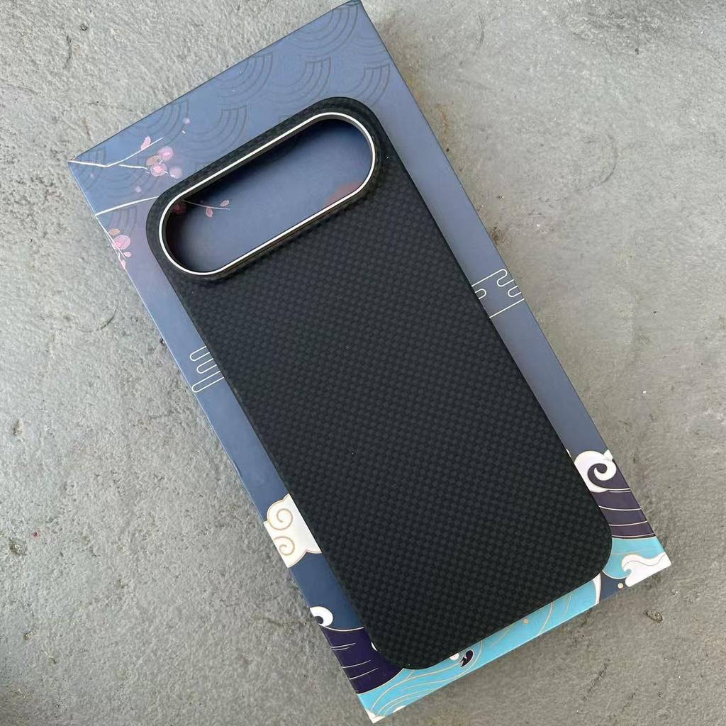 For IPhone Air Aramid Fiber Magnetic Case Compatible MagSafe Ultra-Slim Case Apple 17 Air Aramid Carbon Fiber Protective Cover