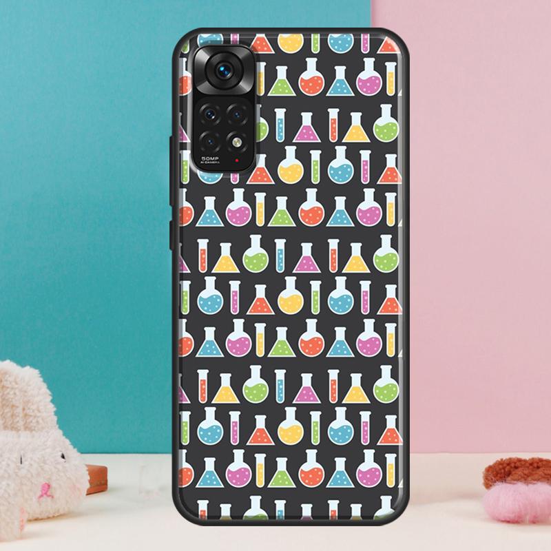 

Chemistry Laboratory Case For Xiaomi Redmi Note 14 13 12 Pro 11 9 10 9S 10S 11S 12S Redmi 14C 13C 10C 12C Cover Redmi Note 10S