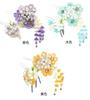 hair accessory set for and other silver leaflet Two-piece furisode, coming-of-age ceremonies, graduations, Shichi-Go-San, Shichi-Go-San occasions.