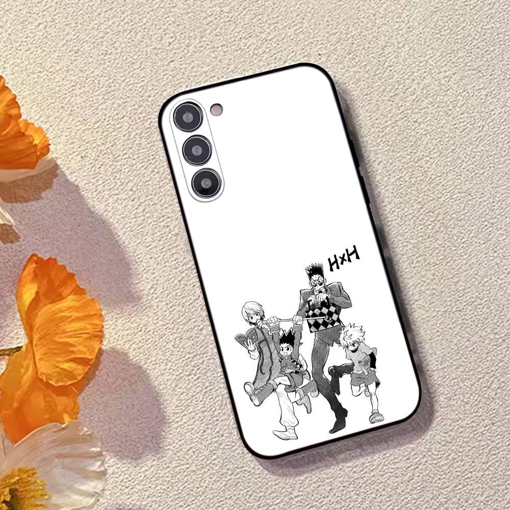 Hunter X Hunter Japanese Manga Phone Case For Samsung Galaxy A73,A72,A71,A70,A53,A52,A51,Soft Silicone Black Cover