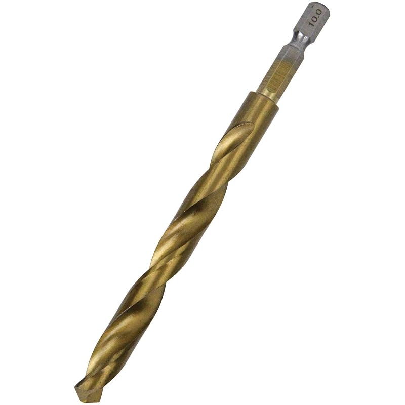 SK11 Hex Shank Steel Drill Bit, Standard Length, 10.0mm