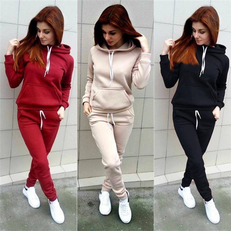 New women's clothing fleece sports suit women