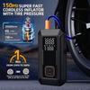 Car Jump Starter with Air Pump 4000A Jump Starter &150PSI Air Compressor, Portable Auto Power Banlk ,Tire Inflator, LED Light