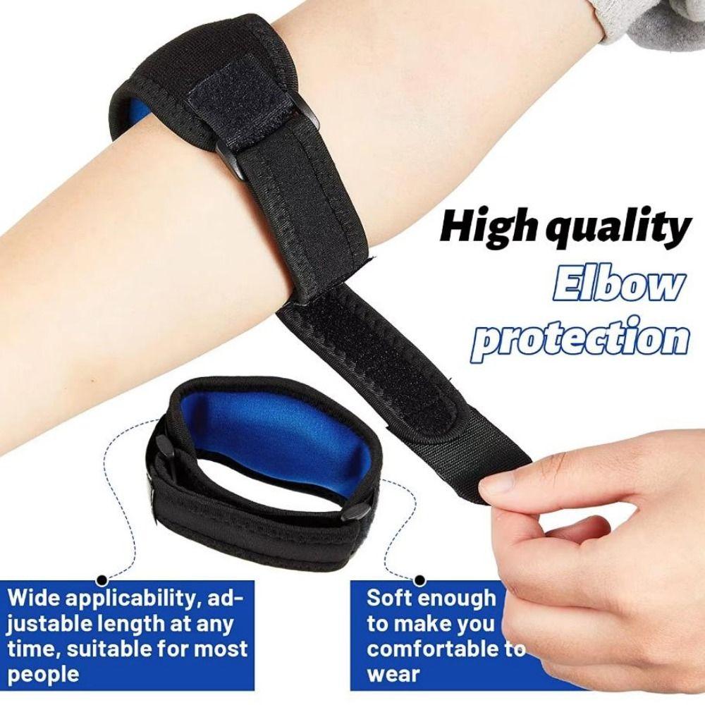 28cm Length Adjustable Elbow Support 3Colors Forearm Band New Tennis Elbow Brace  for Women and Men