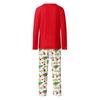 Print Cute Family Set Pajamas, Home Clothes, Family Set Long Sleeve Top Pants Set