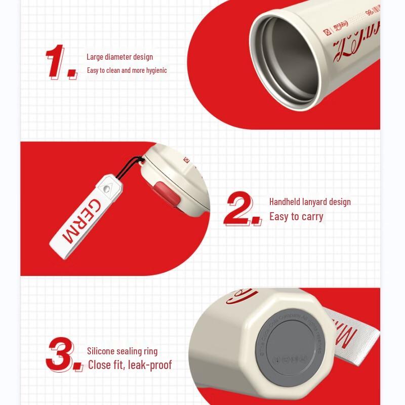 Kubek termiczny Germ x Coca-Cola Rhombus, 390 ml