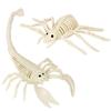 Halloween Scene Decorations Animal Skull Skeleton Ornament Simulation Plastic Crow Mouse Scorpion Decorative Props