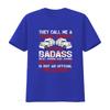 They Call Me A Truck Driver Because Badass Mother Trucker T Shirt Vintage Washed Versatile Graphic Breathable Fashion Unisex
