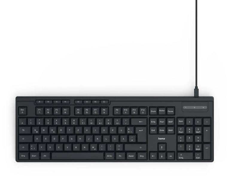 Hama Ck-200 Wired Keyboard Black